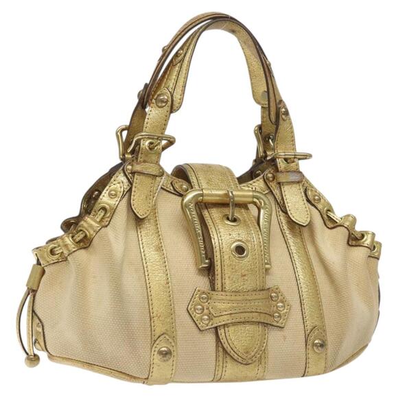 LOUIS VUITTON Trianon Teda GM Hand Bag Canvas Gold M92391 - Picture 1 of 16